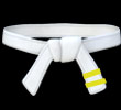 Cheon-Ji 천지 / 天地 ( 9th geup ) Yellow Stripe Belt | International Taekwondo Federation (ITF)