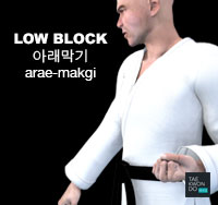 Low Block ( 아래막기 arae-makgi )