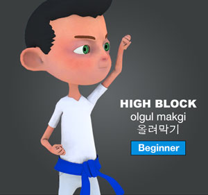 Kids High Block (olgul makgi)