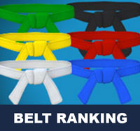 Around the dobok a dhee or ti (belt) is worn. The colour of the belt denotes the rank or grade of the wearer