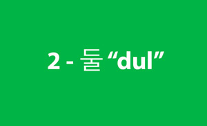 Taekwondo 2 ( 둘 dul ) Korean Numbers Terminology