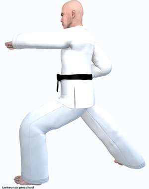 Taekwondo Front Stance ( 앞굽이 ap kubi )