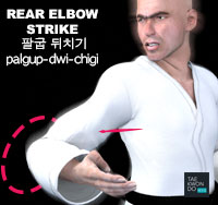 Elbow Rear Strike ( 팔굽 뒤치기 palgup-dwi-chigi )