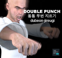 Double Punch ( 몸통 두번 지르기 dubeon-jireugi )
