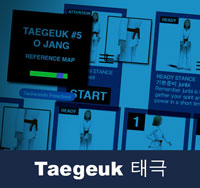 Taekwondo Blue Stripe Belt - Taegeuk #5 O Jang Poomse | World Taekwondo (WT)