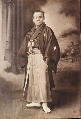 Retouched photograph of Takeda Sōkaku circa 1888 Retouched photograph of Takeda Sōkaku circa 1888