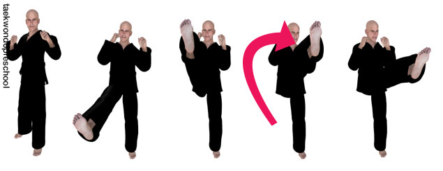Inward Crescent Kick ( 안차기 an-chagi ) Inward Crescent Kick ( 안차기 an-chagi )