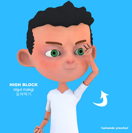 High Block ( 올려막기 olgul makgi )