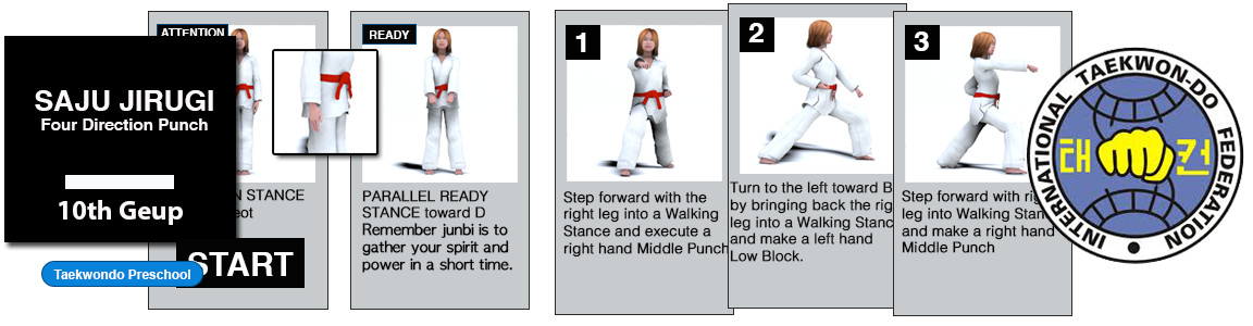 Saju Jirugi Taekwondo Preschool