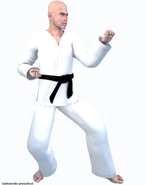Taekwondo Back Stance ( 뒷굽이 dwi kubi )