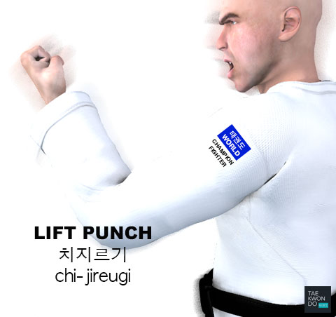 Lift Punch ( 치지르기 chi-jireugi )