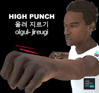 High Punch ( 올려 지르기 olgul-jireugi )