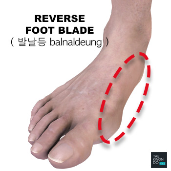 Reverse Foot Blade ( 발날등 balnaldeung )