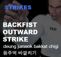 Outward Back Fist Strike ( 등주먹 바깥치기 deung-jumeok-bakkat-chigi )