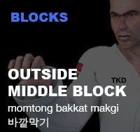 Taekwondo Outside Block ( 바깥막기 momtong bakkat makgi )