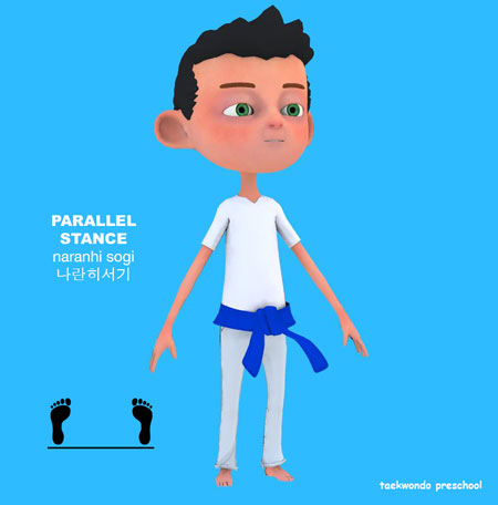 Parallel Stance ( 나란히서기 naranhi-sogi )