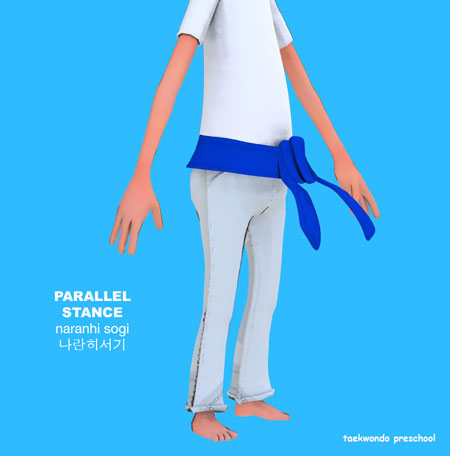 Parallel Stance ( 나란히서기 naranhi-sogi )